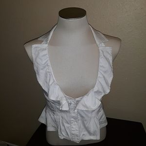 Adorable Statement Ruffled Fitted Vest